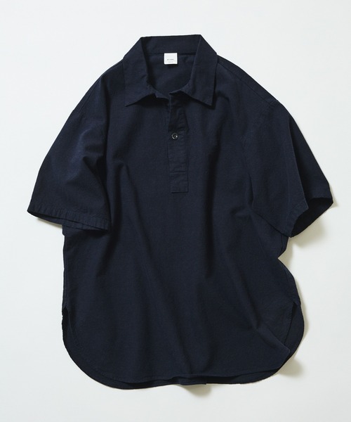 BEAMS(ビームス)の「ミリタリー プルオーバー シャツ 【ワイドフィット】(シャツ/ブラウス・メンズ・ナチュラル/ネイビー/オリーブ・M/S/L/XL)」の17枚目の写真