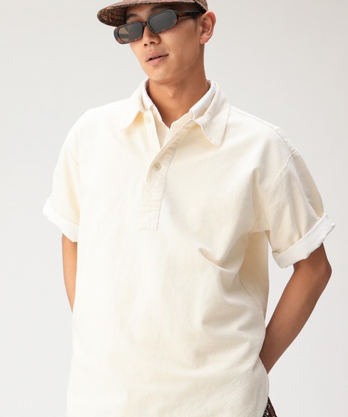 BEAMS(ビームス)の「ミリタリー プルオーバー シャツ 【ワイドフィット】(シャツ/ブラウス・メンズ・ナチュラル/ネイビー/オリーブ・M/S/L/XL)」の21枚目の写真