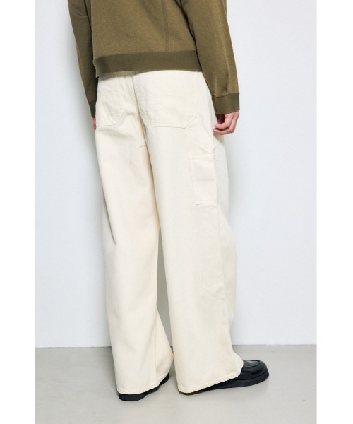 AZUL by moussy(アズールバイマウジー)の「ペインターデニム(デニムパンツ・メンズ・オフホワイト/ライトブルー・MEDIUM/SMALL/LARGE)」の3枚目の写真
