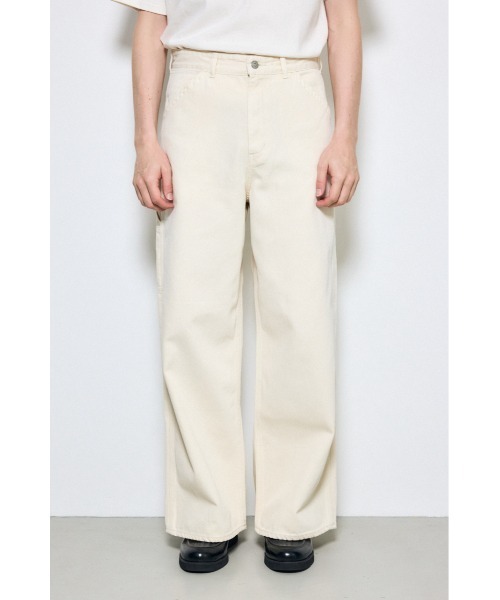 AZUL by moussy(アズールバイマウジー)の「ペインターデニム(デニムパンツ・メンズ・オフホワイト/ライトブルー・MEDIUM/SMALL/LARGE)」の6枚目の写真