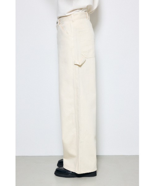 AZUL by moussy(アズールバイマウジー)の「ペインターデニム(デニムパンツ・メンズ・オフホワイト/ライトブルー・MEDIUM/SMALL/LARGE)」の7枚目の写真