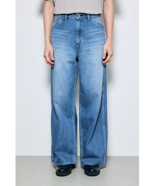 AZUL by moussy(アズールバイマウジー)の「ペインターデニム(デニムパンツ・メンズ・オフホワイト/ライトブルー・MEDIUM/SMALL/LARGE)」の18枚目の写真