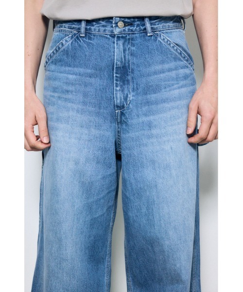 AZUL by moussy(アズールバイマウジー)の「ペインターデニム(デニムパンツ・メンズ・オフホワイト/ライトブルー・MEDIUM/SMALL/LARGE)」の21枚目の写真