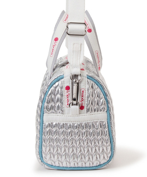 LeSportsac(レスポートサック)の「SM WEB BOSTON シルヴァリーリップルWEB(ショルダーバッグ・レディース・シルバー・FREE)」の8枚目の写真