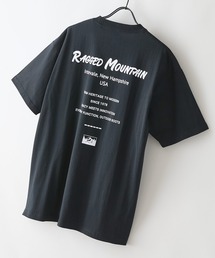 【RAGGED MOUNTAIN/ラギットマウンテン】【背中で見せるバックプリント】ALITON/アリトン ビッグT バックプリントTシャツ ルーズシルエット ストリート アウトドア 綿100%