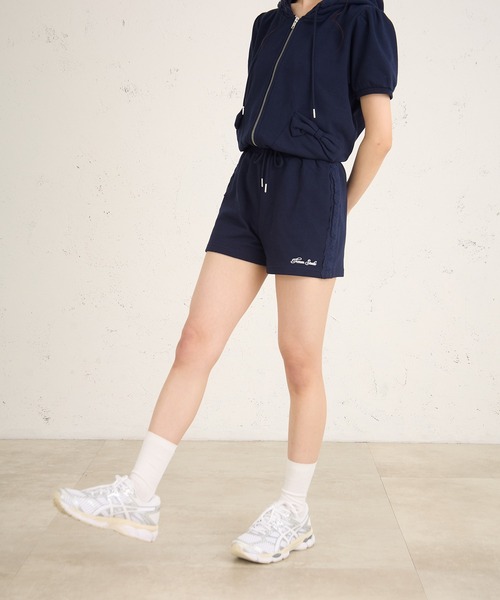 FCMM(エフシーエムエム)の「SWEAT SHORT PT/スウェットショートパンツ(スウェットパンツ・レディース・ネイビー/グレー/ピンク・MEDIUM/SMALL)」の5枚目の写真