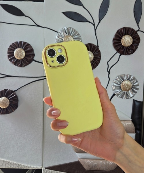 セール】マット さらさら素材 メタリック / TPU スマホカバー iPhone