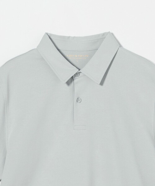 【WHITE】シャイニー ポンチ ポロシャツ<A DAY IN THE LIFE> セール】シャイニー ポンチ ポロシャツ＜A DAY IN THE LIFE＞（Tシャツ