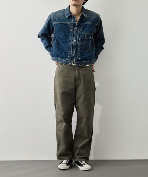 orSlow(オアスロウ)の「【orSlow/オアスロウ】DADS FIT OXFORD PAINTER PANTS(カーゴパンツ・メンズ・ブラック/グリーン/ブラウン・L/M/S/XS)」の14枚目の写真