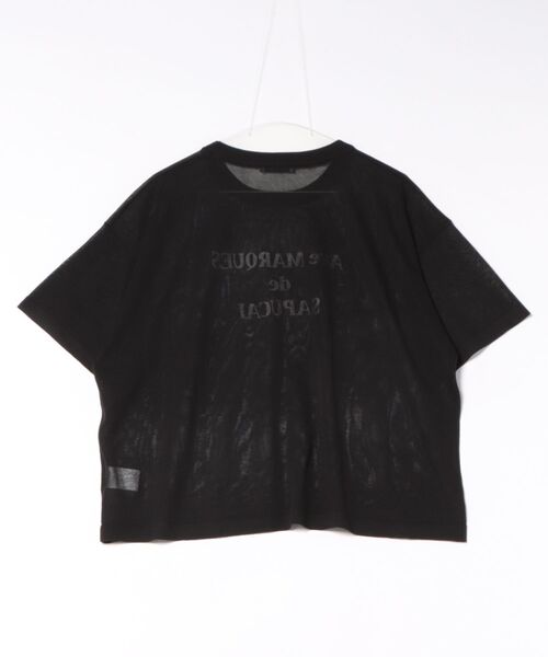 DESIGNWORKS(デザインワークス)の「シアークールロゴニット(Tシャツ/カットソー・レディース・グレイッシュベージュ/ライトブルー/ダークベージュ/ブラック・38)」の6枚目の写真
