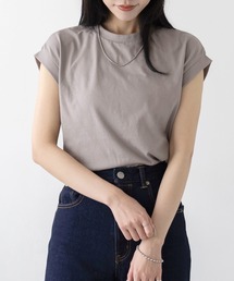 接触冷感 UVカット 汗じみしにくい ノースリーブ カットソー