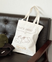 SNOOPY スヌーピー トートバッグ 刺繍