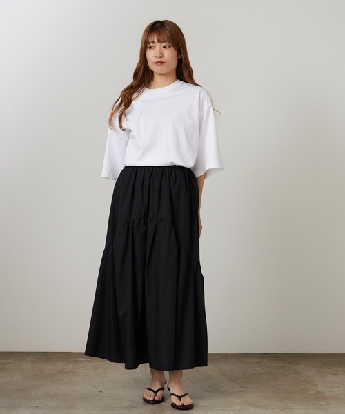 Garance et VioLette(ギャランスエトヴィオレット)の「Garance et VioLette/ギャランスエトヴィオレット ビックTEE ルーズフィット 秋 秋服 2026年秋冬(Tシャツ/カットソー・レディース・オレンジ/ホワイト/ブラック/グレー・1)」の17枚目の写真