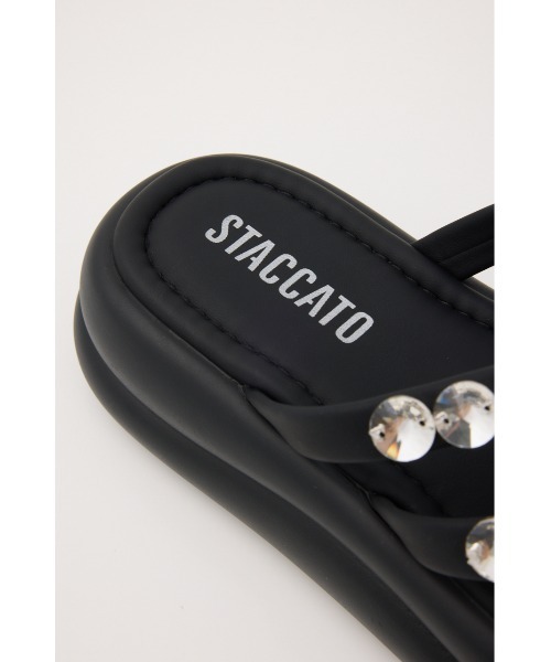 STACCATO（スタッカート）の「マペットフットベッドサンダル（サンダル・レディース・シルバー/ブラック・22.5cm/23cm/23.5cm/24cm）」の20枚目の写真