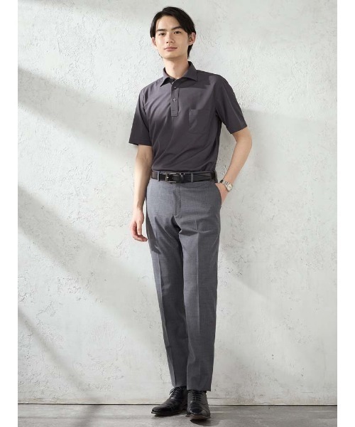 Perfect Suit FActory(パーフェクトスーツファクトリー)の「【膝裏メッシュ/高通気/清涼/ムレにくい】「羽衣を纏う」ビズスラックス 無地 ブラック/L.グレー/M.グレー/ブラウン/ネイビー(スラックス・メンズ・ブラック/グレー/ライトグレー/ブラウン/ネイビー・94/73/76/79/82/85/88/91)」の10枚目の写真