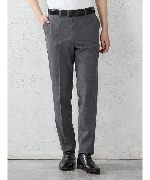 Perfect Suit FActory(パーフェクトスーツファクトリー)の「【膝裏メッシュ/高通気/清涼/ムレにくい】「羽衣を纏う」ビズスラックス 無地 ブラック/L.グレー/M.グレー/ブラウン/ネイビー(スラックス・メンズ・ブラック/グレー/ライトグレー/ブラウン/ネイビー・94/73/76/79/82/85/88/91)」の11枚目の写真