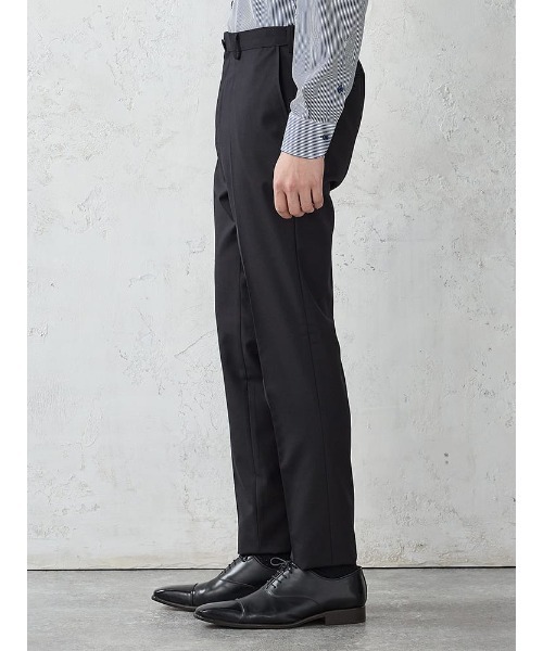 Perfect Suit FActory(パーフェクトスーツファクトリー)の「【膝裏メッシュ/高通気/清涼/ムレにくい】「羽衣を纏う」ビズスラックス 無地 ブラック/L.グレー/M.グレー/ブラウン/ネイビー(スラックス・メンズ・ブラック/グレー/ライトグレー/ブラウン/ネイビー・94/73/76/79/82/85/88/91)」の20枚目の写真