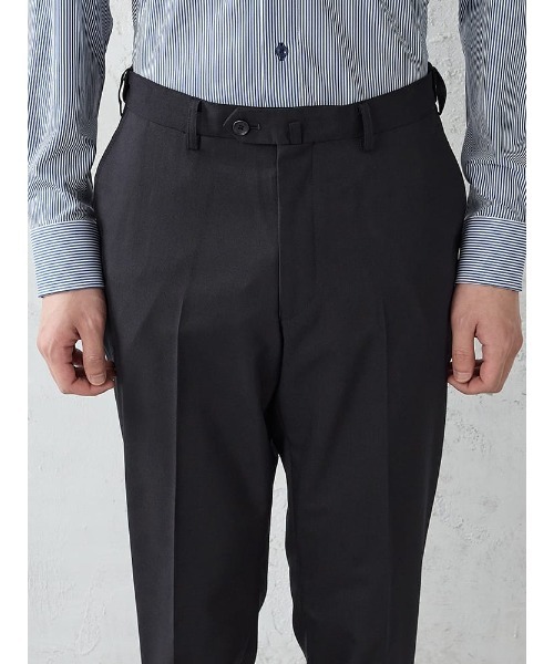 Perfect Suit FActory(パーフェクトスーツファクトリー)の「【膝裏メッシュ/高通気/清涼/ムレにくい】「羽衣を纏う」ビズスラックス 無地 ブラック/L.グレー/M.グレー/ブラウン/ネイビー(スラックス・メンズ・ブラック/グレー/ライトグレー/ブラウン/ネイビー・94/73/76/79/82/85/88/91)」の21枚目の写真