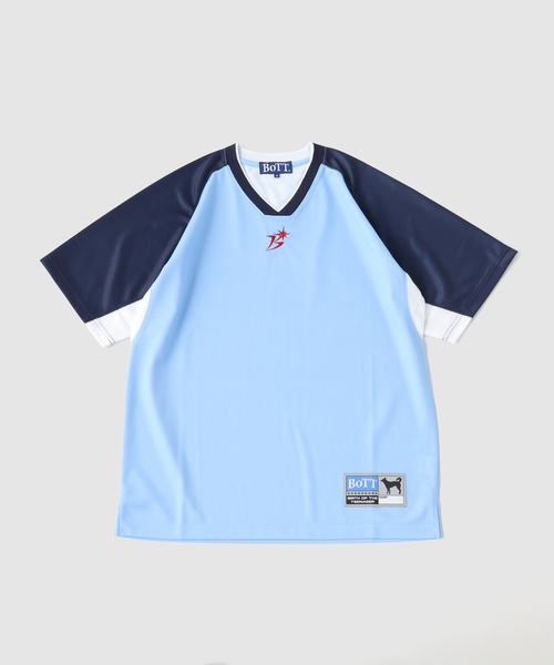 BOTT（ボット）の「BoTT / ボット PANELED TRAINING SHIRT（Tシャツ/カットソー・メンズ・ブルー系その他・MEDIUM/SMALL）」の6枚目の写真