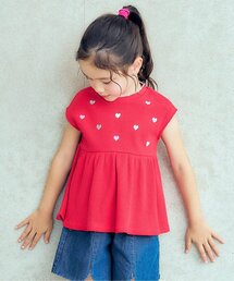 apres les cours | アソート刺繍ペプラムトップス(Tシャツ/カットソー)