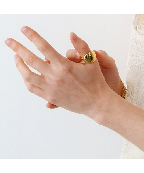 LOVE ME MONSTER(ラブミーモンスター)の「Bold Bump Ring (L261MRI050)(リング・レディース・ゴールド/シルバー・FREE)」の2枚目の写真