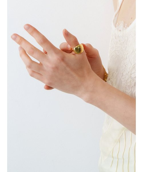 LOVE ME MONSTER(ラブミーモンスター)の「Bold Bump Ring (L261MRI050)(リング・レディース・ゴールド/シルバー・FREE)」の4枚目の写真
