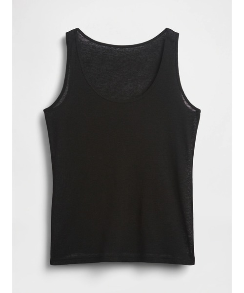 GAP(ギャップ)の「リネンブレンド タンクトップ(タンクトップ・レディース・ブラック/ブラウン/ホワイト・L/S/XS/XXS/M/XL)」の5枚目の写真