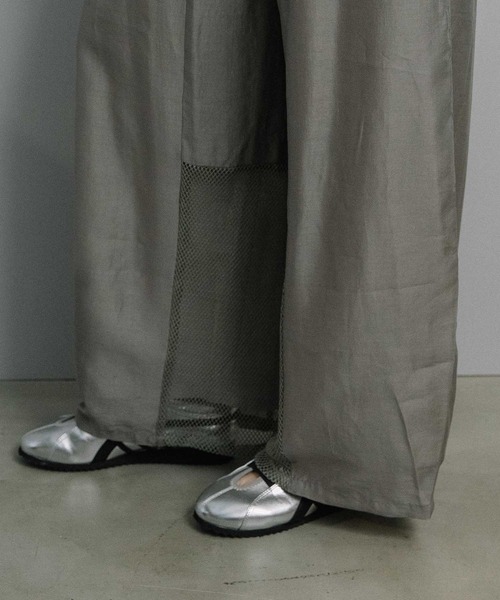 MARECHAL TERRE(マルシャルテル)の「コクーンワイドパンツ(その他パンツ・レディース・グレイッシュベージュ/ブラック・MEDIUM)」の11枚目の写真