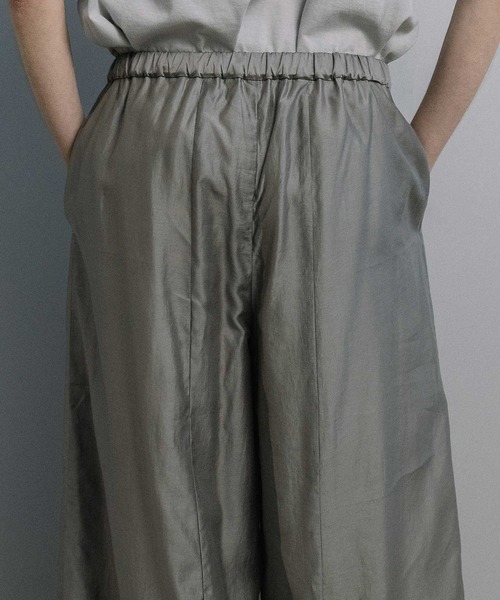 MARECHAL TERRE(マルシャルテル)の「コクーンワイドパンツ(その他パンツ・レディース・グレイッシュベージュ/ブラック・MEDIUM)」の12枚目の写真
