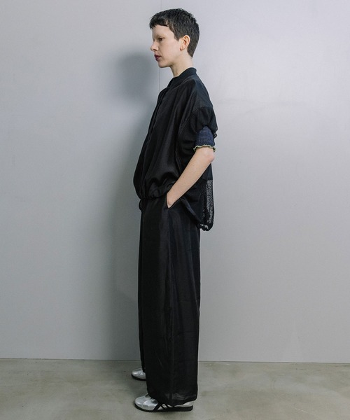 MARECHAL TERRE(マルシャルテル)の「コクーンワイドパンツ(その他パンツ・レディース・グレイッシュベージュ/ブラック・MEDIUM)」の17枚目の写真