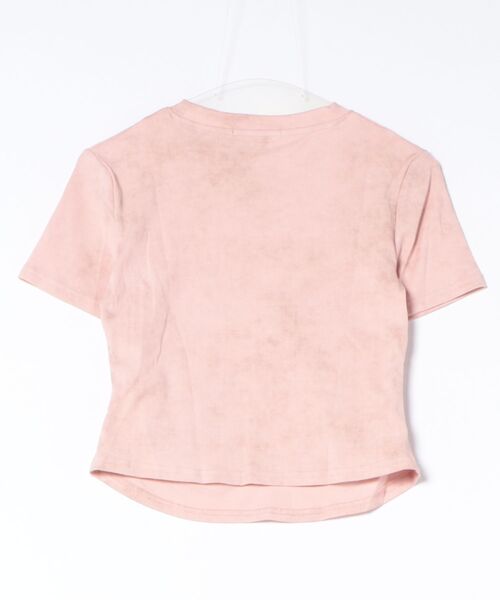 GORGE(ゴージ)の「《キラキラスパンコールロゴ》ムラ染め風カットソー/カジュアル/春夏/全4色(Tシャツ/カットソー・レディース・ブラック/オフホワイト/ピンク/ネイビー・F)」の16枚目の写真