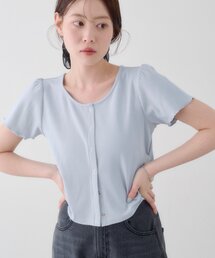 【無地＆ドット/WEB限定カラー】ドット針抜きカーディガン