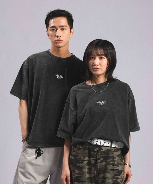 RAGEBLUE(レイジブルー)の「Front Metal Compact T-Shirt/フロントメタルコンパクトTシャツ(Tシャツ/カットソー・メンズ・ブラック/グレー・MEDIUM/LARGE)」の10枚目の写真