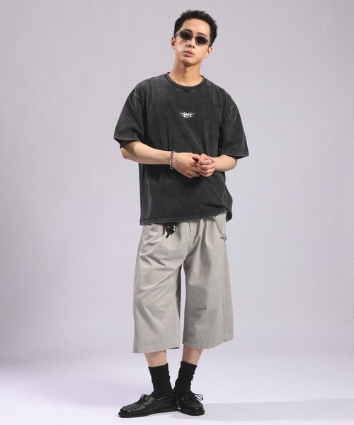 RAGEBLUE(レイジブルー)の「Front Metal Compact T-Shirt/フロントメタルコンパクトTシャツ(Tシャツ/カットソー・メンズ・ブラック/グレー・MEDIUM/LARGE)」の6枚目の写真
