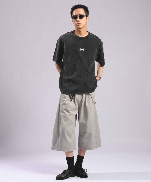 RAGEBLUE(レイジブルー)の「Front Metal Compact T-Shirt/フロントメタルコンパクトTシャツ(Tシャツ/カットソー・メンズ・ブラック/グレー・MEDIUM/LARGE)」の5枚目の写真
