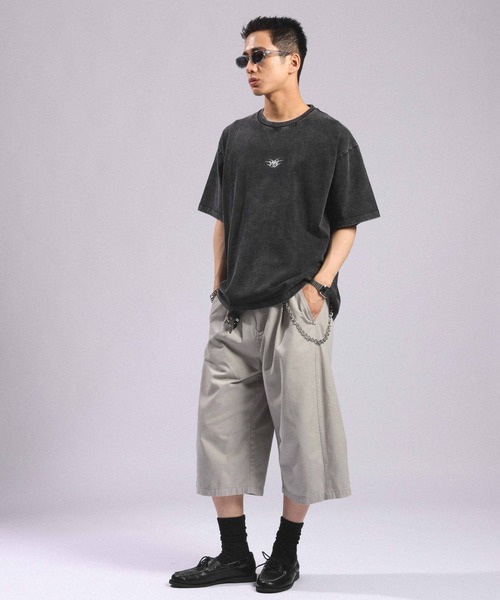 RAGEBLUE(レイジブルー)の「Front Metal Compact T-Shirt/フロントメタルコンパクトTシャツ(Tシャツ/カットソー・メンズ・ブラック/グレー・MEDIUM/LARGE)」の4枚目の写真
