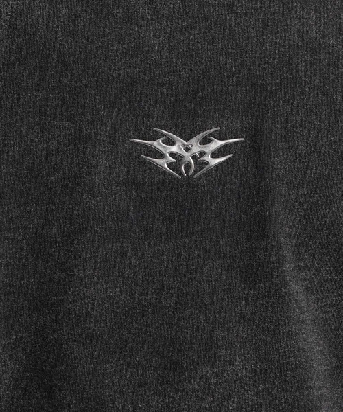 RAGEBLUE(レイジブルー)の「Front Metal Compact T-Shirt/フロントメタルコンパクトTシャツ(Tシャツ/カットソー・メンズ・ブラック/グレー・MEDIUM/LARGE)」の15枚目の写真