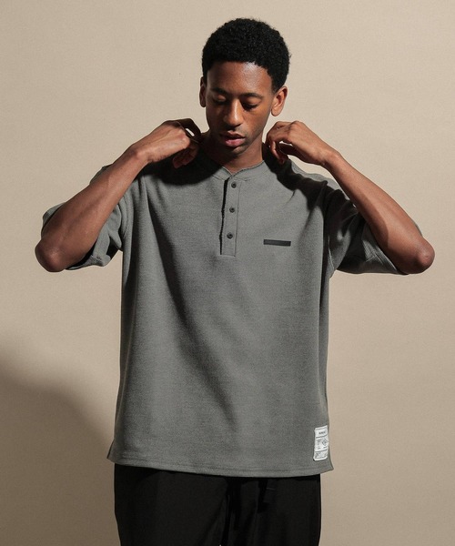 NUMERALS]WAFFLE HENLEY T-SHIRT（Tシャツ/カットソー）｜NUMERALS