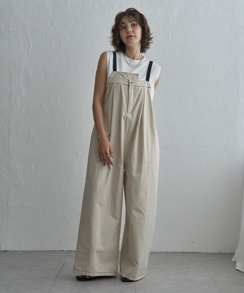 notch.(ノッチ)の「【 notch. by KR 】アシメサロペット(サロペット/オーバーオール・レディース・ブラウン/ベージュ/ブラック/オフホワイト・M/TM)」の6枚目の写真