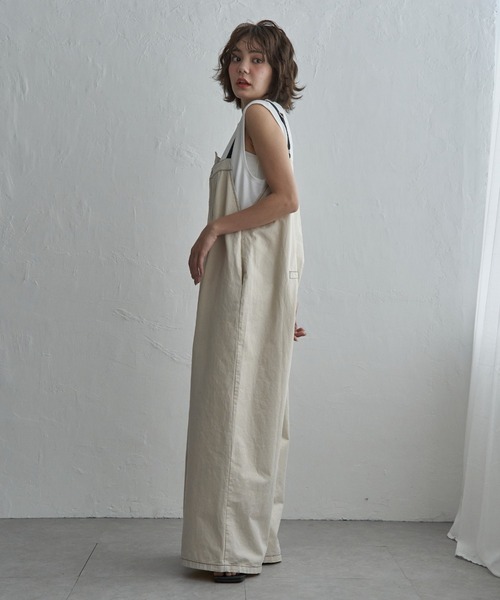 notch.(ノッチ)の「【 notch. by KR 】アシメサロペット(サロペット/オーバーオール・レディース・ブラウン/ベージュ/ブラック/オフホワイト・M/TM)」の7枚目の写真