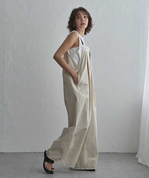 notch.(ノッチ)の「【 notch. by KR 】アシメサロペット(サロペット/オーバーオール・レディース・ブラウン/ベージュ/ブラック/オフホワイト・M/TM)」の10枚目の写真