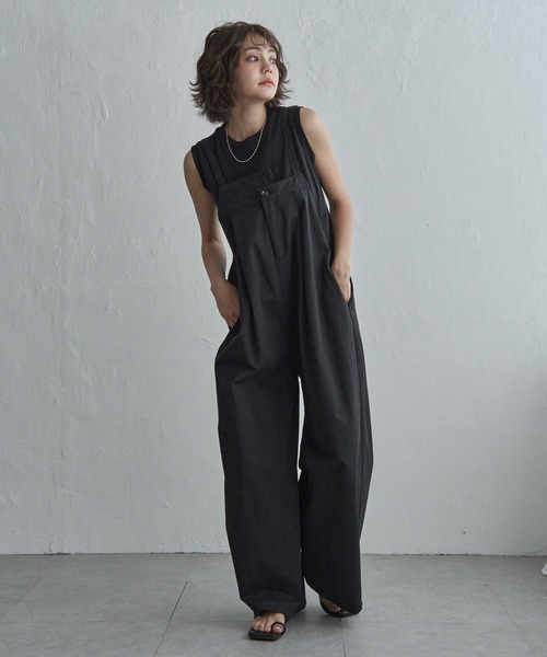 notch.(ノッチ)の「【 notch. by KR 】アシメサロペット(サロペット/オーバーオール・レディース・ブラウン/ベージュ/ブラック/オフホワイト・M/TM)」の21枚目の写真