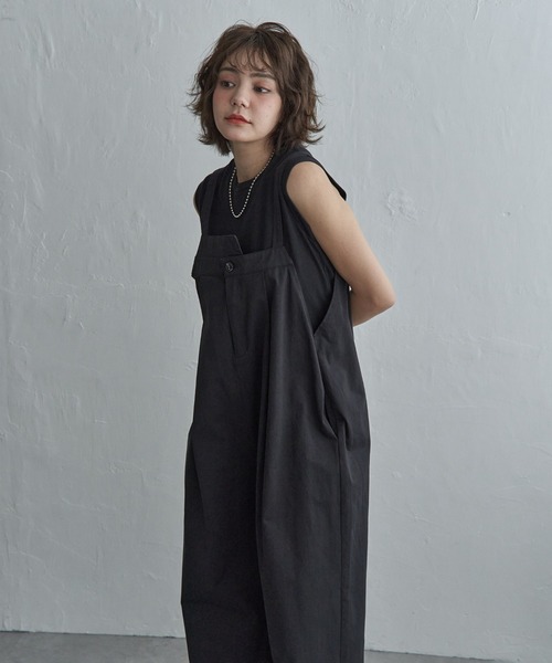notch.(ノッチ)の「【 notch. by KR 】アシメサロペット(サロペット/オーバーオール・レディース・ブラウン/ベージュ/ブラック/オフホワイト・M/TM)」の19枚目の写真
