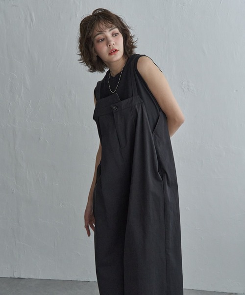 notch.(ノッチ)の「【 notch. by KR 】アシメサロペット(サロペット/オーバーオール・レディース・ブラウン/ベージュ/ブラック/オフホワイト・M/TM)」の18枚目の写真