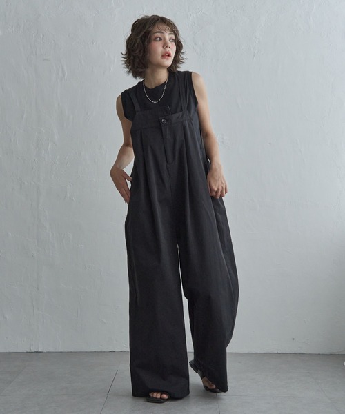 notch.(ノッチ)の「【 notch. by KR 】アシメサロペット(サロペット/オーバーオール・レディース・ブラウン/ベージュ/ブラック/オフホワイト・M/TM)」の20枚目の写真