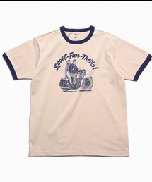 フィッシングジャガード リンガーTシャツ