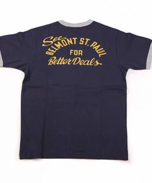 CELENA BEATS(セレナビーツ)の「フィッシングジャガード リンガーTシャツ(Tシャツ/カットソー・メンズ・ブルー/アイボリー/ホワイト・XL/L/M/S/XXL)」の8枚目の写真