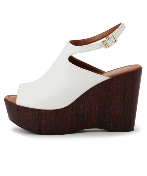 GUILD PRIME（ギルドプライム）の「【GUILD PRIME】WOMENS ウッドヒールサンダル（サンダル・レディース・ホワイト/インディゴブルー/ブラック・24.5/22.5/23.5）」の4枚目の写真