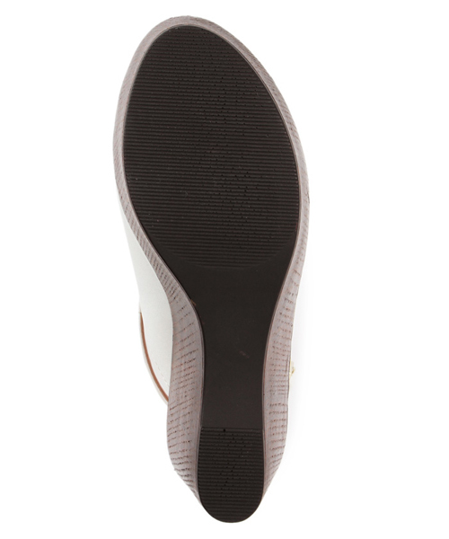 GUILD PRIME（ギルドプライム）の「【GUILD PRIME】WOMENS ウッドヒールサンダル（サンダル・レディース・ホワイト/インディゴブルー/ブラック・24.5/22.5/23.5）」の6枚目の写真