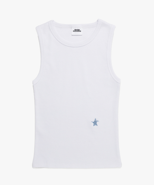 WEBHOUSE(ウェブハウス)の「ツイスタースターエンジェルスリーブレス - ホワイト(Tシャツ/カットソー・レディース・その他・FREE)」の2枚目の写真